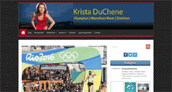 Desktop Screenshot of kristaduchene.com