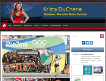 Tablet Screenshot of kristaduchene.com